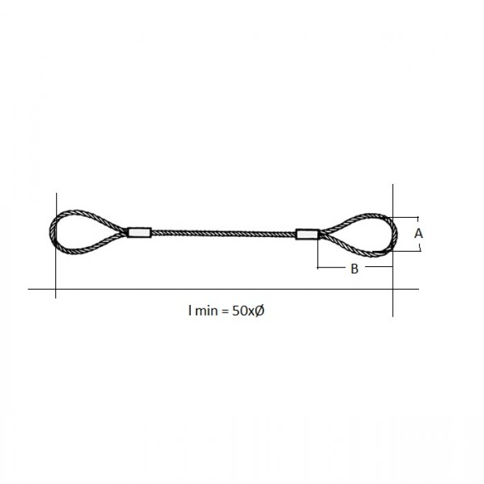 FIBER CORE STEEL WIRE ROPES SLING WITH SOFT EYES Alioto Group